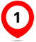 Map marker icon - 1
